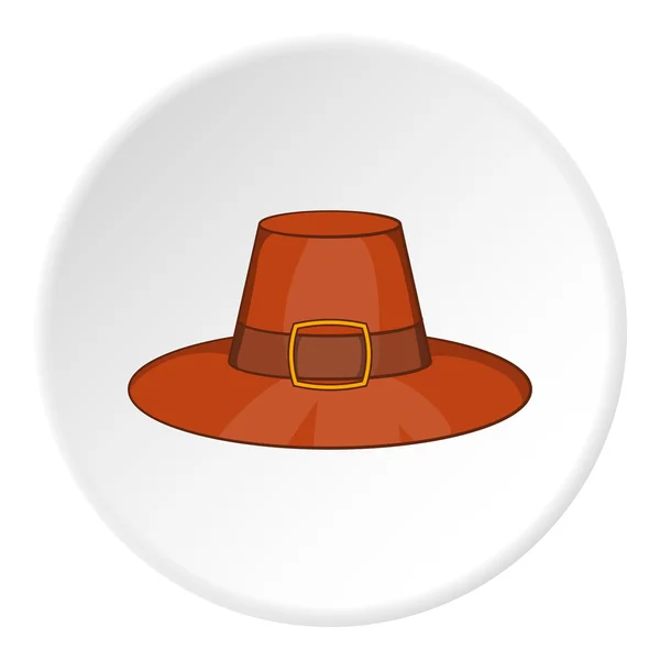 Gentlemans καπέλο εικονίδιο, ύφος κινούμενων σχεδίων — Διανυσματικό Αρχείο