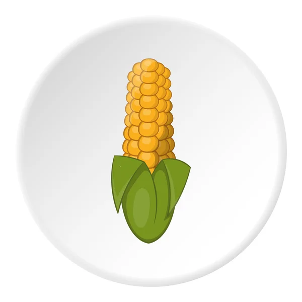 Ícone de milho, estilo cartoon —  Vetores de Stock
