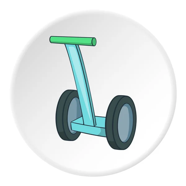 Segway ikona, kreslený styl — Stockový vektor