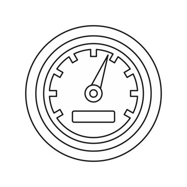 Otomobil hız göstergesi simgesi, özet biçimi