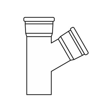 Su boruları simgesi, anahat stili