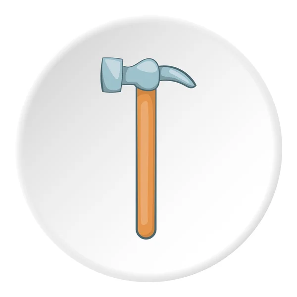 Hammer icon, cartoon style — Stock Vector