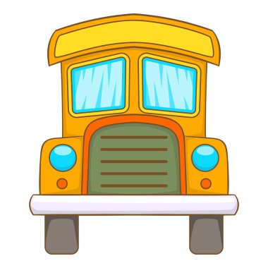 Oyuncak kamyon simgesi, karikatür tarzı