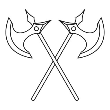 Savaş eksen simgesini, anahat stili çarpı işareti