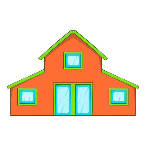 Little house icon, cartoon style — Stock Vector