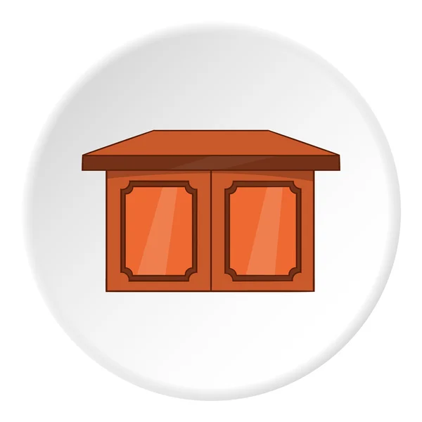 Stół do salonu ikona, stylu cartoon — Wektor stockowy