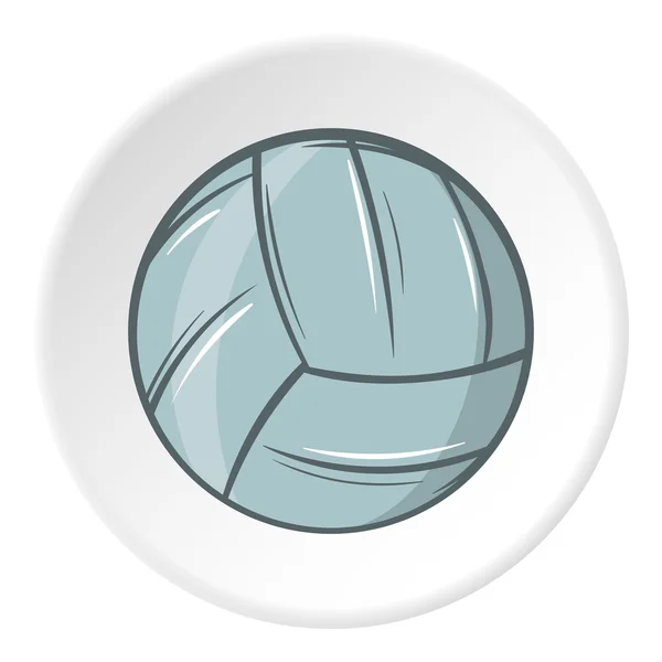 Volleyball-Ikone im Cartoon-Stil — Stockvektor