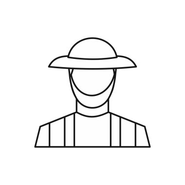 Çiftçi simgesi, anahat stili