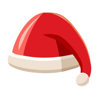 Noel Baba'nın ponpon ile Noel kırmızı şapka