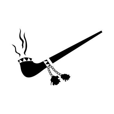 Sigara boru simgesi, basit tarzı