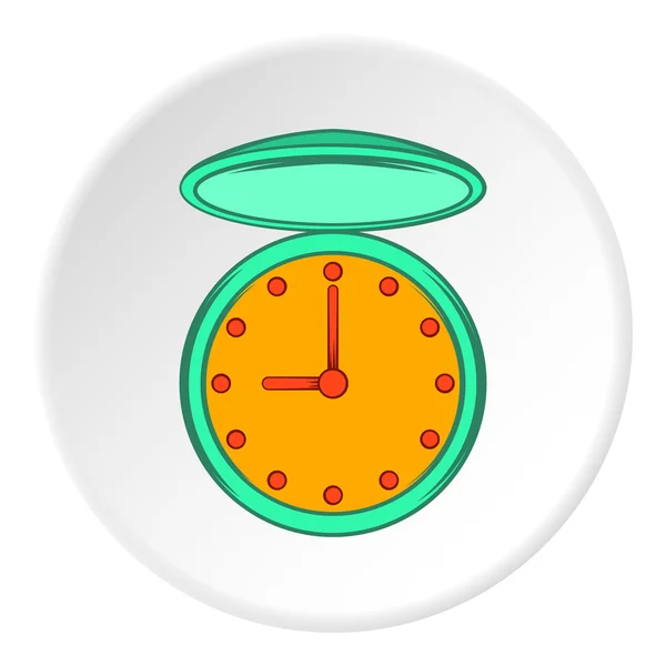 Pocket watch pictogram, cartoon stijl — Stockvector