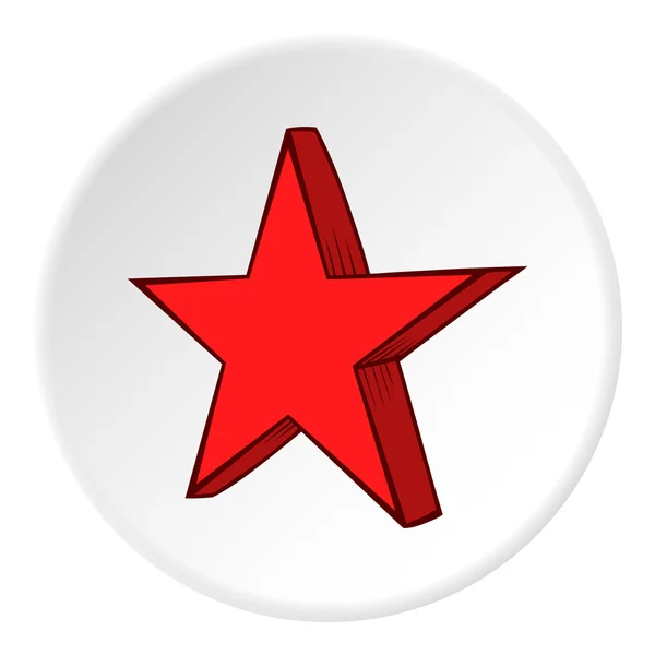 Geometryczna postać niebieskich gwiazd ikona — Wektor stockowy