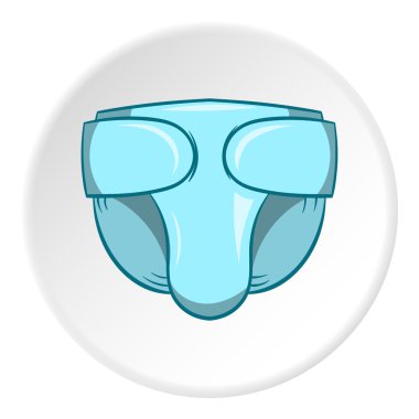 Bebek bezi simgesi, çizgi film tarzı