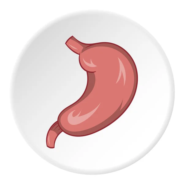 Icono de estómago, estilo de dibujos animados — Vector de stock
