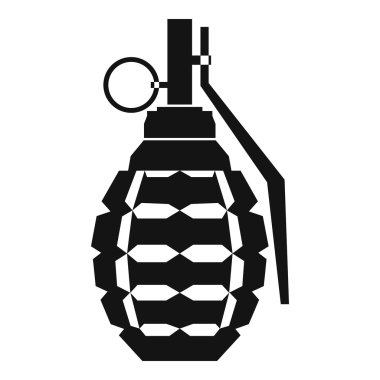 El bombası, bomba patlama simgesi, basit tarzı