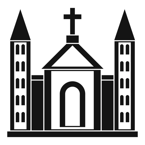 Christian catholic church building icon