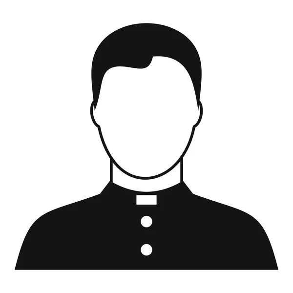 Pastor icon, simple style — Stock Vector