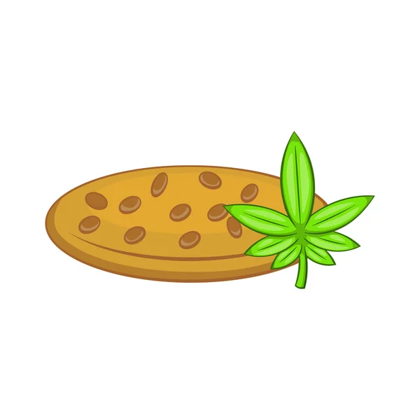Icono de semillas de marihuana, estilo de dibujos animados — Archivo Imágenes Vectoriales