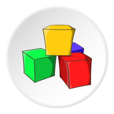 Bebek küpleri simgesi, karikatür tarzı