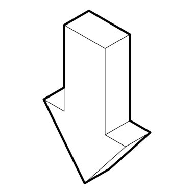 Ok simgesi, stil anahat