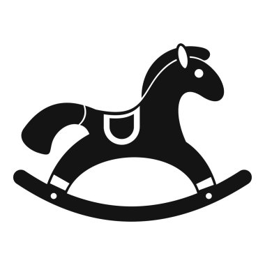 Sallanan at simgesi, basit tarzı