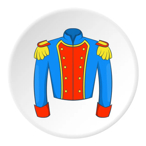 Militaire jas van bewakers pictogram, cartoon stijl — Stockvector