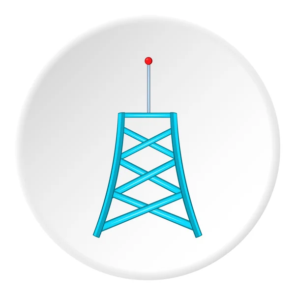 携帯電話タワーのアイコン、漫画のスタイル — ストックベクタ