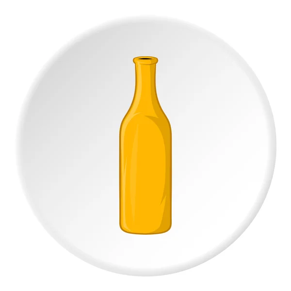 Flaska öl ikon, tecknad stil — Stock vektor