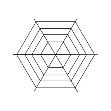 SpiderWeb simgesi, basit tarzı