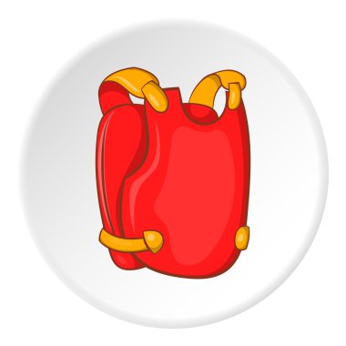 Paintball simgesi, karikatür tarzı yelek