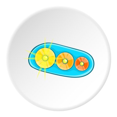 Far araba simgesi, karikatür tarzı