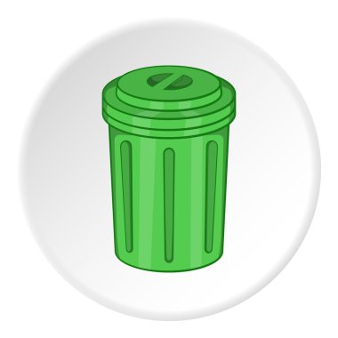 Çöp kutusu simgesi, çizgi film biçimi