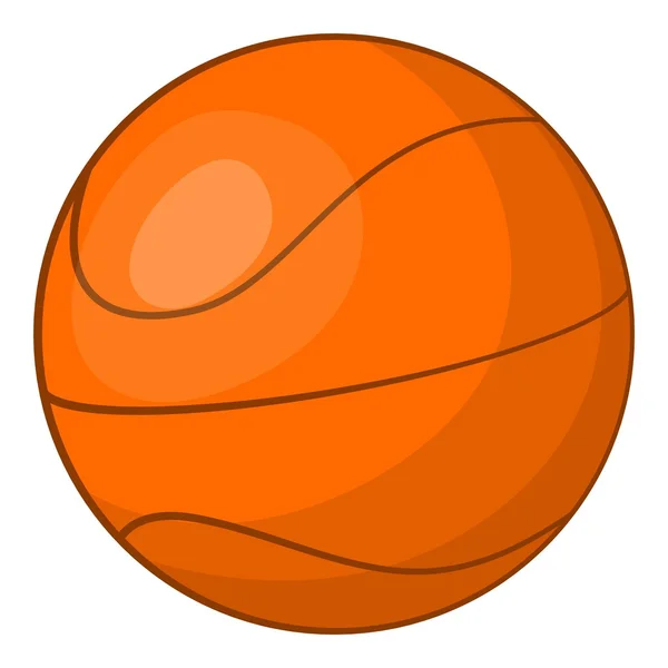 Icono de baloncesto, estilo de dibujos animados — Vector de stock