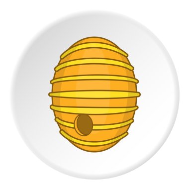 Arı kovanı simgesi, karikatür tarzı