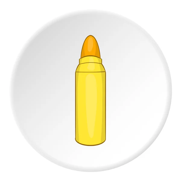 Bullet icon, cartoon style — Stock Vector