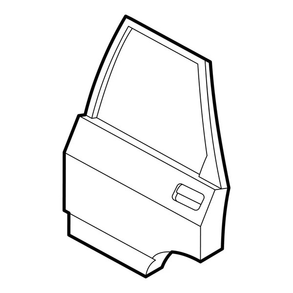 Icona porta auto, stile contorno — Vettoriale Stock