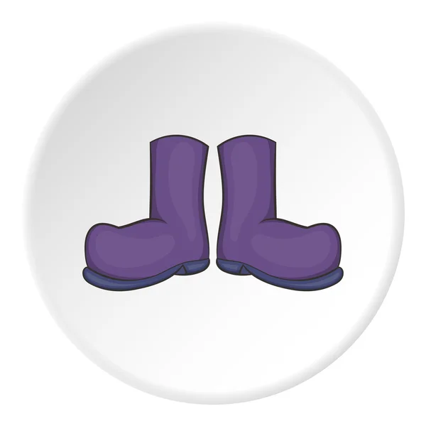 Botas de goma icono, estilo de dibujos animados — Vector de stock