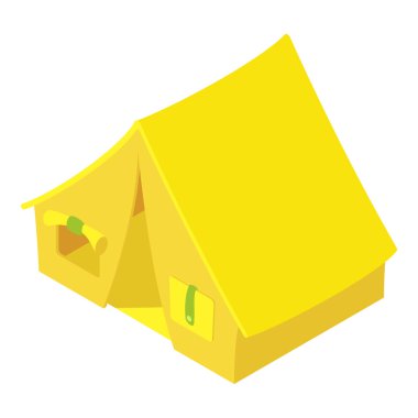 Çadır simgesi, izometrik biçim