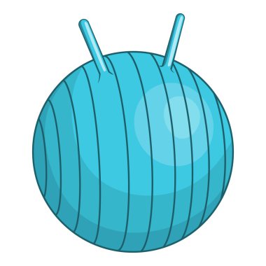 Çocuk fitball simgesi, karikatür tarzı