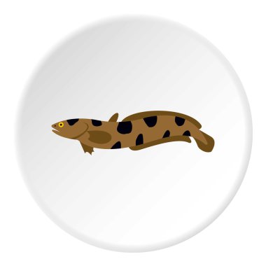 Yılanbaşı simgesi, düz stil