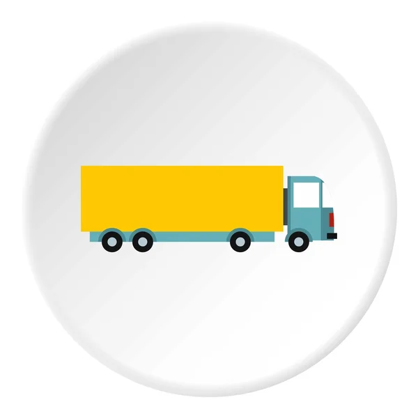 Icono de camión, estilo plano — Archivo Imágenes Vectoriales