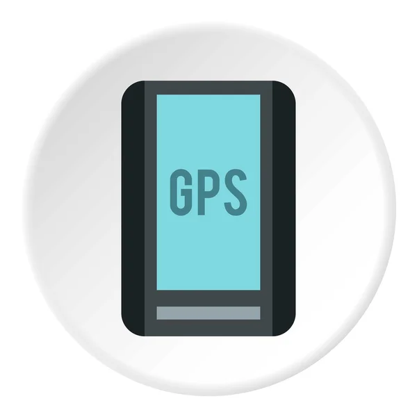 Handheld-GPS-Symbol, flacher Stil — Stockvektor
