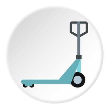 El kamyon simgesi, düz stil