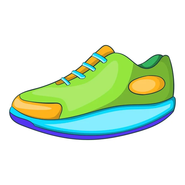 Icono de zapato atlético, estilo de dibujos animados — Vector de stock