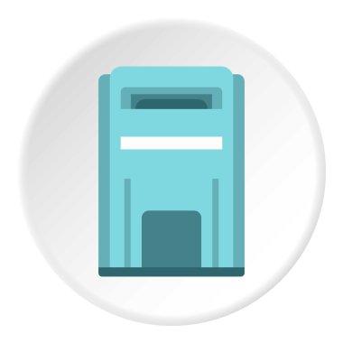 Mavi gelen kutusu simgesini, düz stil