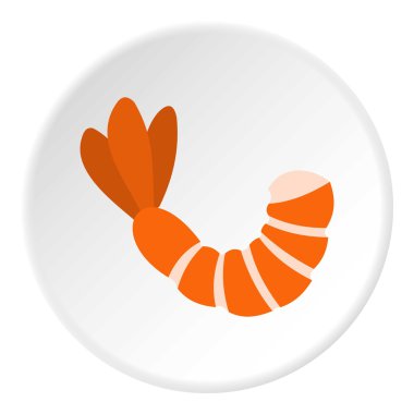 Karides simgesi, düz stil