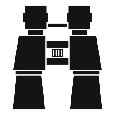 Dürbün simgesi, basit tarzı