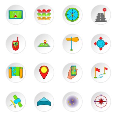 Gezinme simgeleri, karikatür tarzı