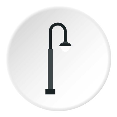 Uzun fener simgesi, düz stil