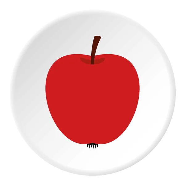 Ikona jabłko, urządzony — Wektor stockowy